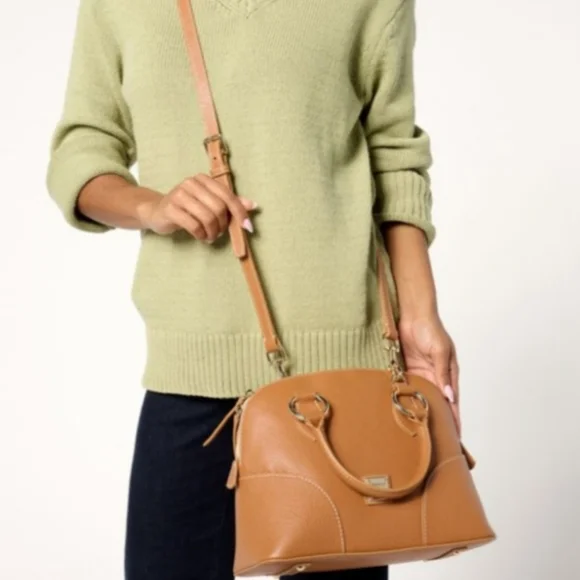 Dooney & Bourke Lucca Leather Satchel - Picture 12 of 13